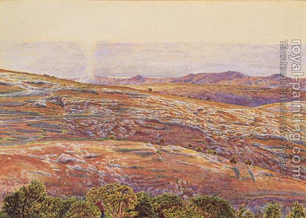 William Holman Hunt : The Dead Sea from Siloam